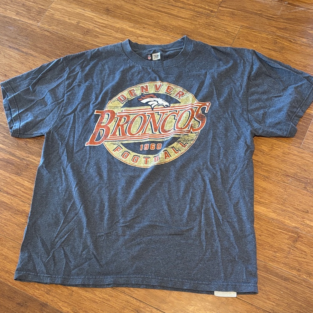 NFL Denver Broncos Charcoal Tee